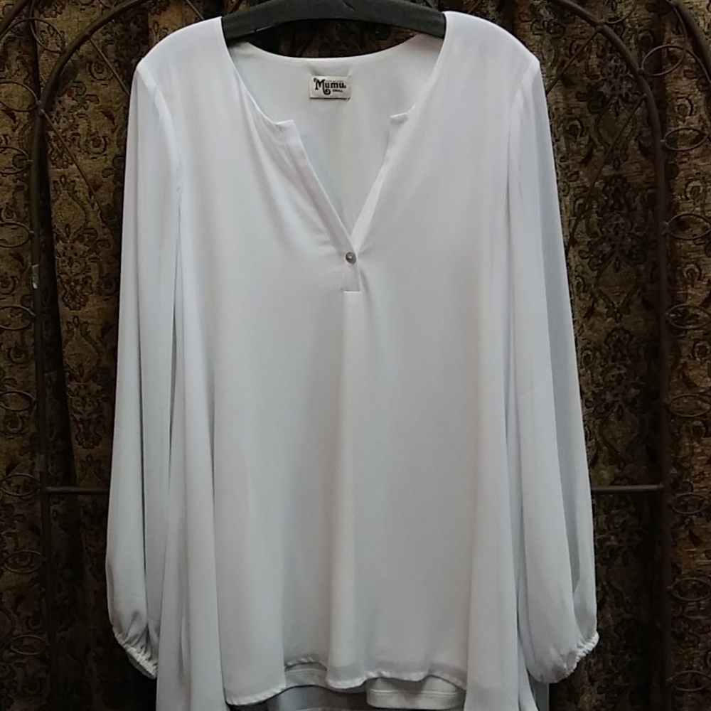 🎀💰 2/$25 Show Me Your Mumu Lined Blouse Size Small